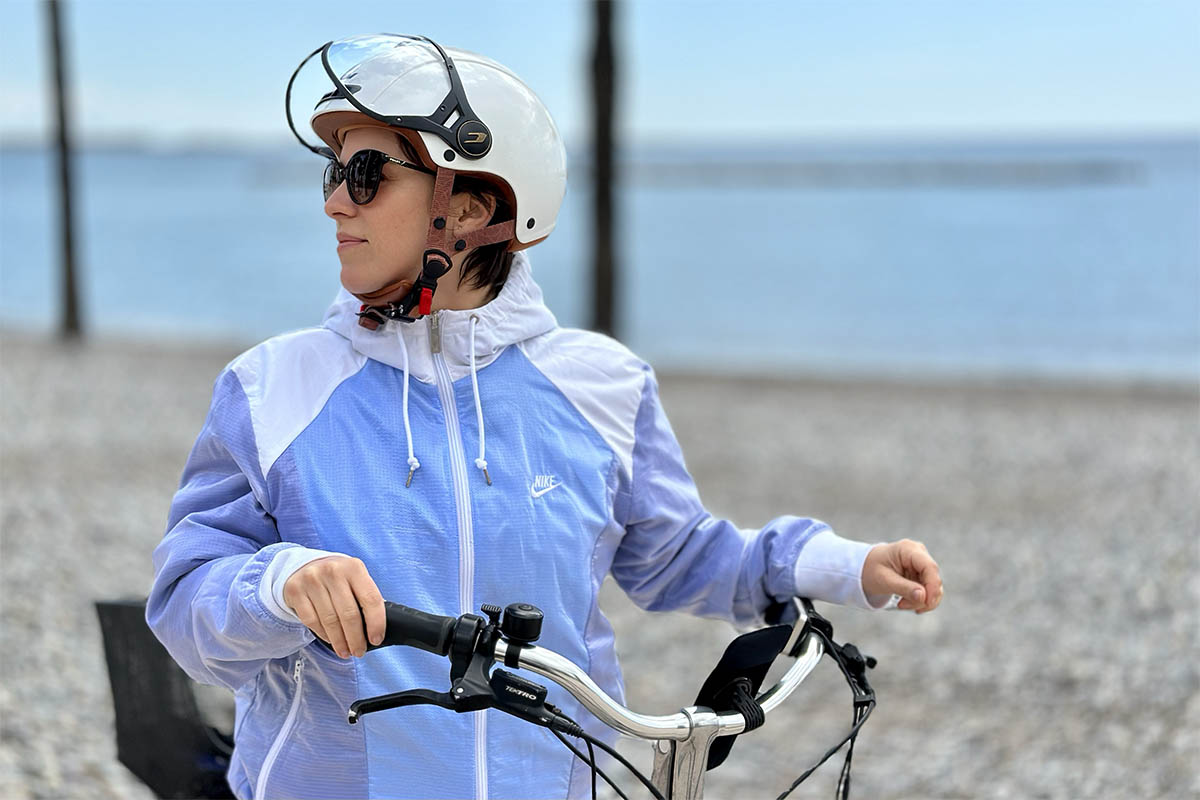 Vintage CGM Ebi helmet XS 53/54cm Bleu Satin