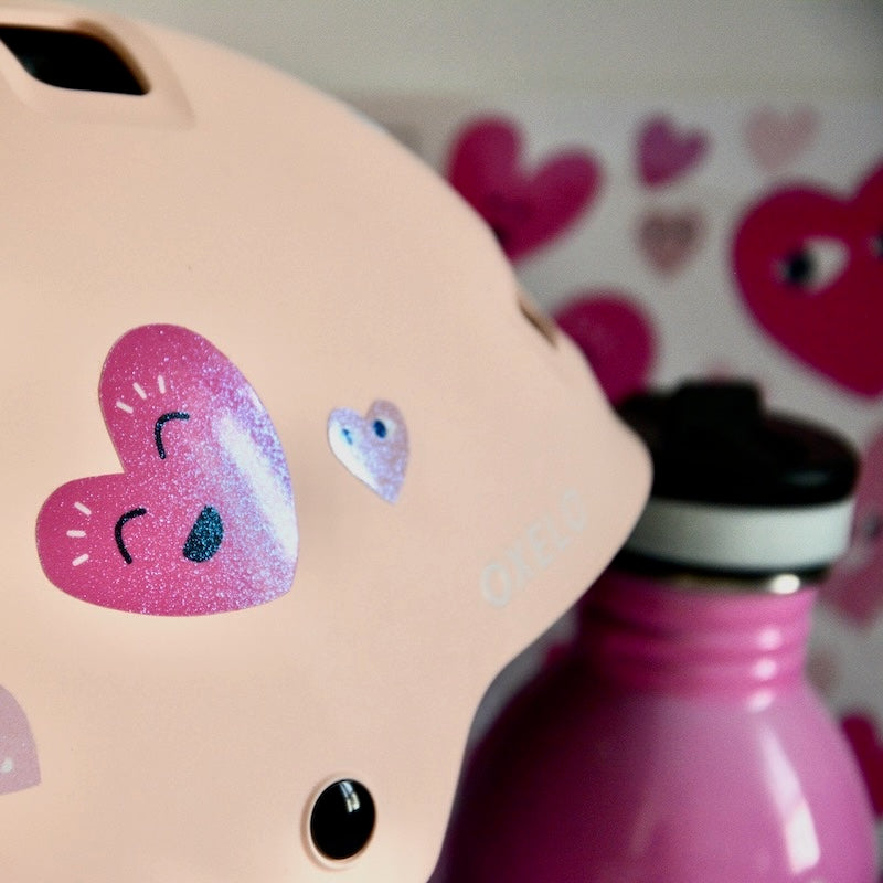 Sticker Stick Me Baby – Heart Times Heart Grenadine Glitter