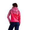 Anorak de pluie court Urban Circus Solace Framboise motif guépard photo 3