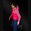 Anorak de pluie court Urban Circus Solace Framboise motif guépard photo 4