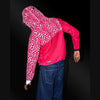 Anorak de pluie court Urban Circus Solace Framboise motif guépard photo 5