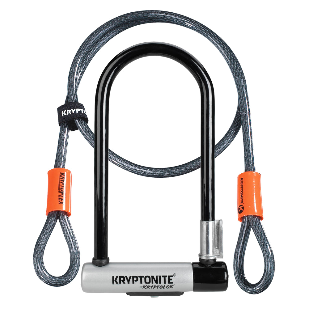 Antivol U Kryptonite KryptoLok Standard avec son câble Flex