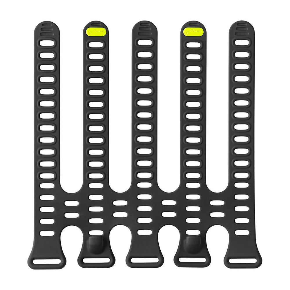 Attache silicone vélo Bone Bike Strap Plus noire