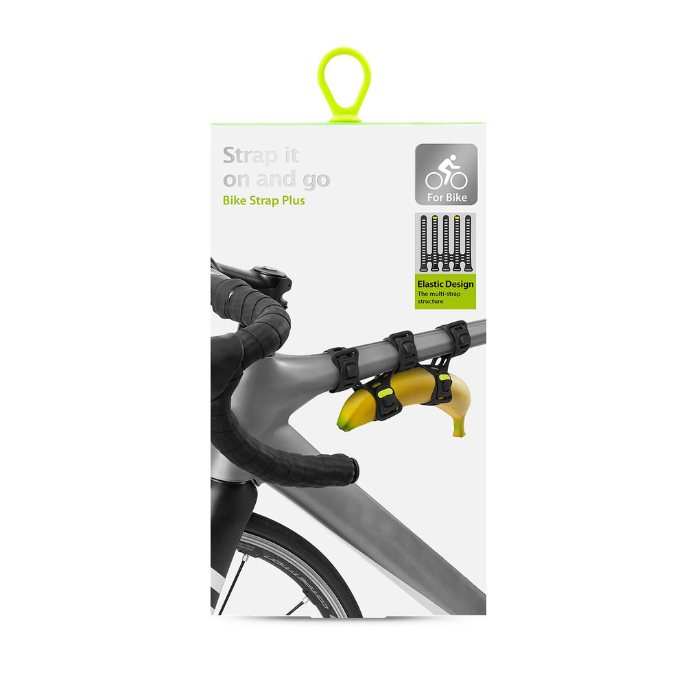 Attache silicone vélo Bone Bike Strap Plus noire