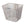 Panier avant vélo Basil Bilbao – nude metallic montage fixe – le panier Bilbao nude metallic montage fixe, de face