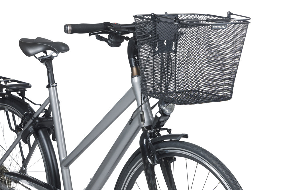 Panier vélo Basil - Bilbao avec support guidon KF