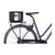 Caisse Vélo - Basil - Plastique Recyclé – Noir S MIK – la caisse Basil S noire avec sa plaque MIK