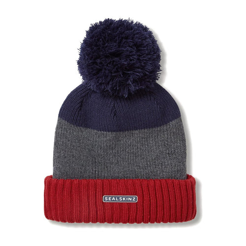 bonnet-pompon-impermeable-sealskinz-flitcham-orange-grey-navy-1