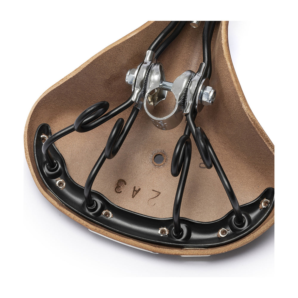 Selle vélo cuir Brooks - B72 - Brun antique - vue 5