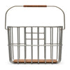 Panier avant vélo Brooks - Hoxton Wire Basket 25 L - Argent - vue 1