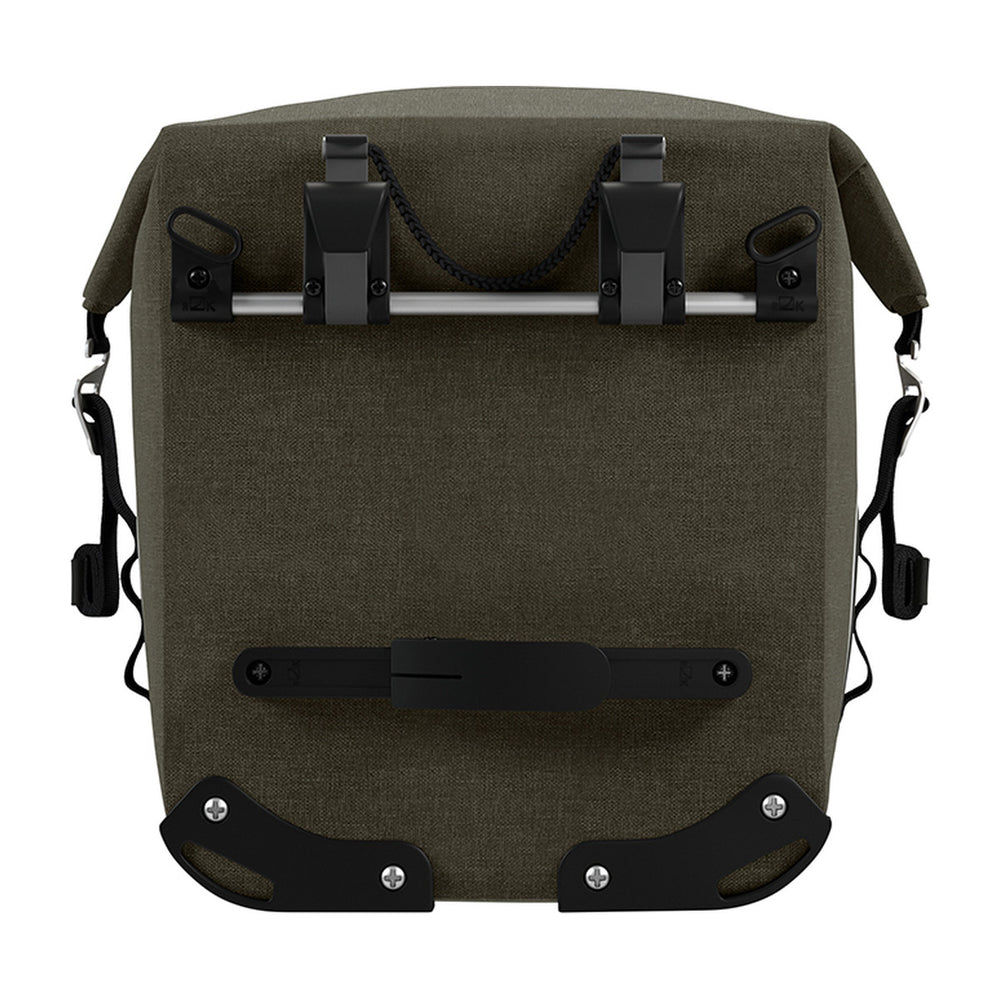 Sacoche de porte-bagage vélo Brooks - Scape Pannier Small 10-13 L - Vert kaki - vue 5