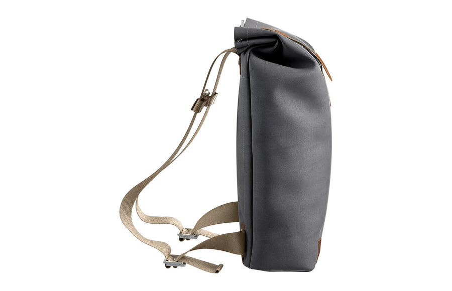 Sac à dos vélo toile et cuir Brooks - Pickwick 26 L - détail 3
