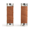 Poignées de guidon cuir vélo Brooks - Slender Leather Grips - 100 + 100 mm - vue 2