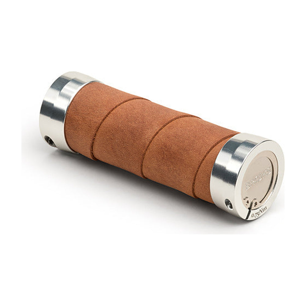 Poignées de guidon cuir vélo Brooks - Slender Leather Grips - 100 + 100 mm - vue 3