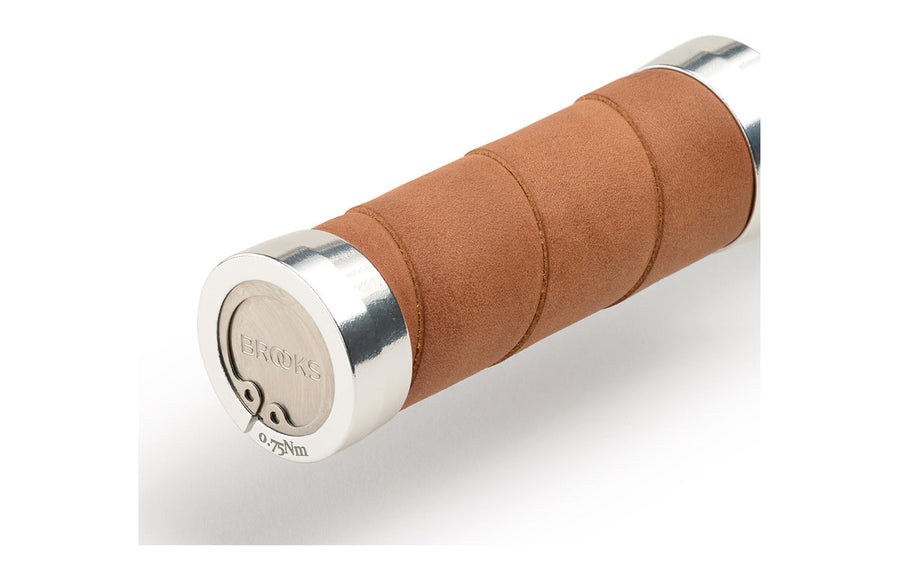 Poignées de guidon cuir vélo Brooks - Slender Leather Grips