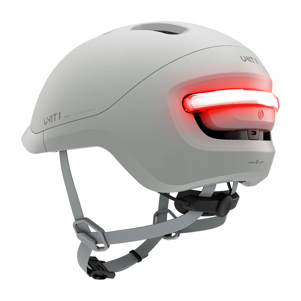 Casque connecté Unit 1 NEON Mips, coloris Slate Gray, vue arrière 3/4