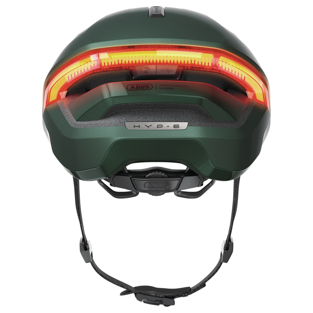 Casque vélo Abus HYP-E coloris Jungle Green - vue arrière