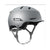 Casque velo Bern Hendrix MIPS Metallic Silver argent métallisé de profil