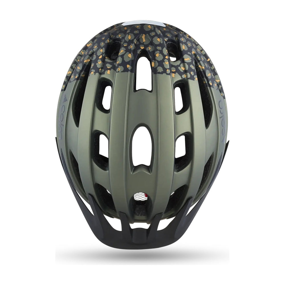 Casque vélo Cairn Fusion Mat Metallic Olive vue 3