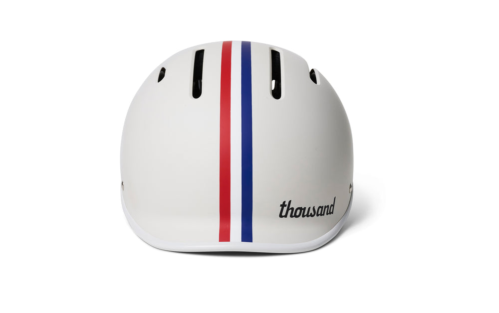 Casque vélo Enfant Thousand Junior Speedway Creme vue avant