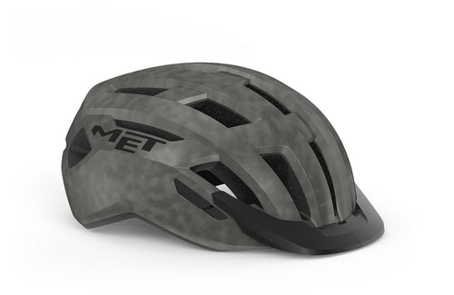 Casque vélo MET - Allroad coloris Titane Mat vue front