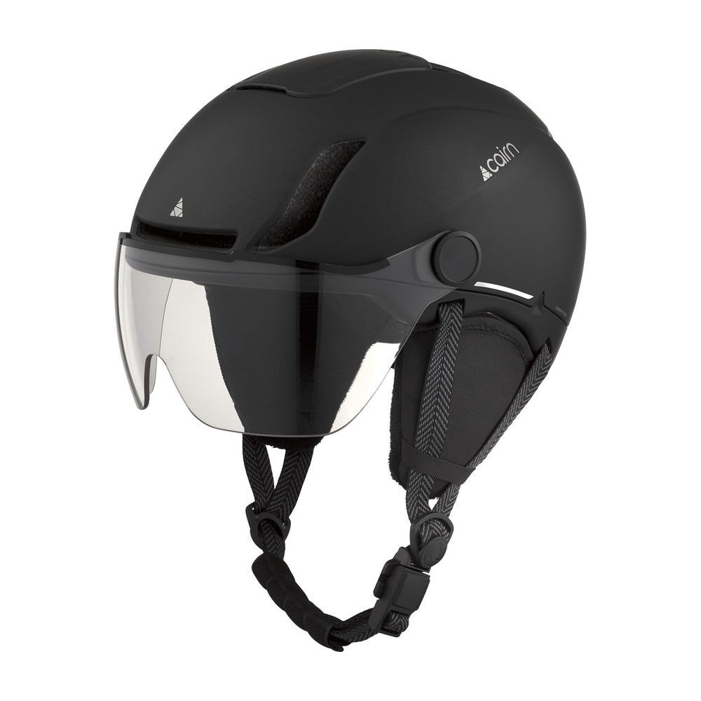 Casque vélo urbain Cairn Graphit Visor Pro Mat Metallic Black vue 5