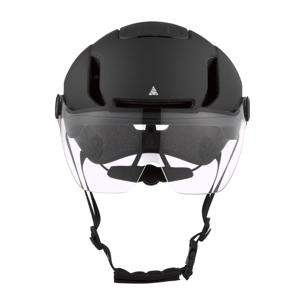Casque vélo urbain Cairn Graphit Visor Pure Mat Black vue 3