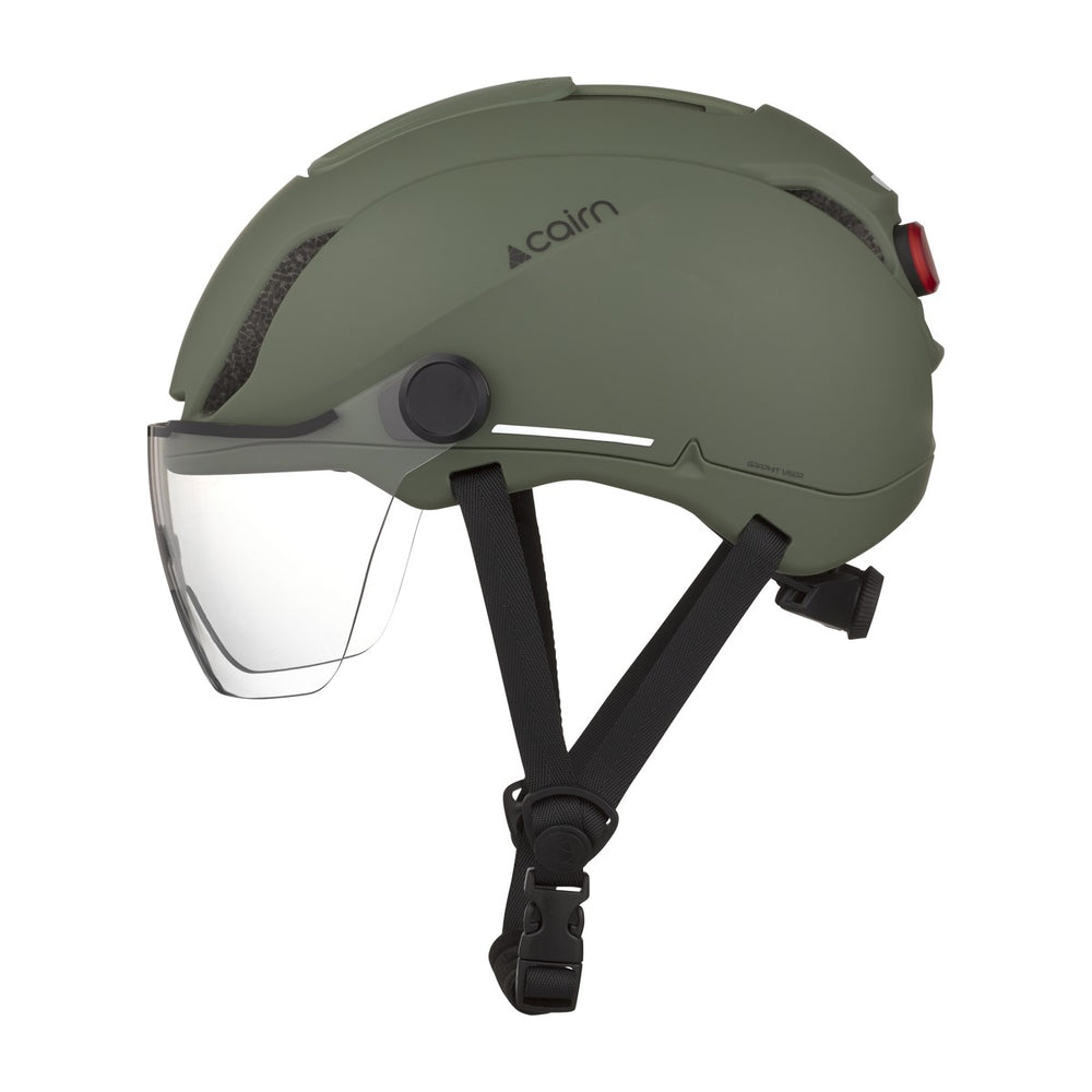 Casque vélo urbain Cairn Graphit Visor Pure Mat Lichen vue 2