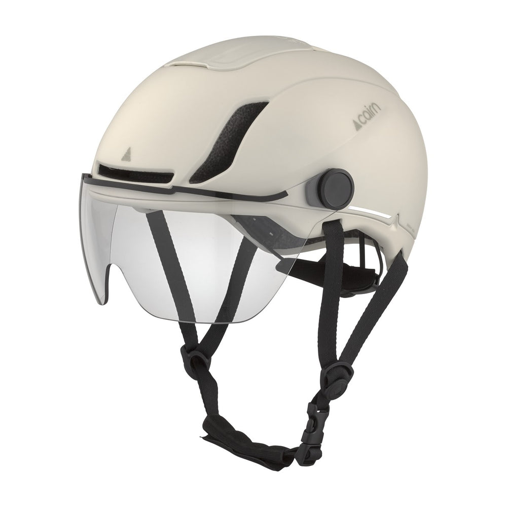Casque vélo urbain Cairn Graphit Visor Pure Mat Salt
