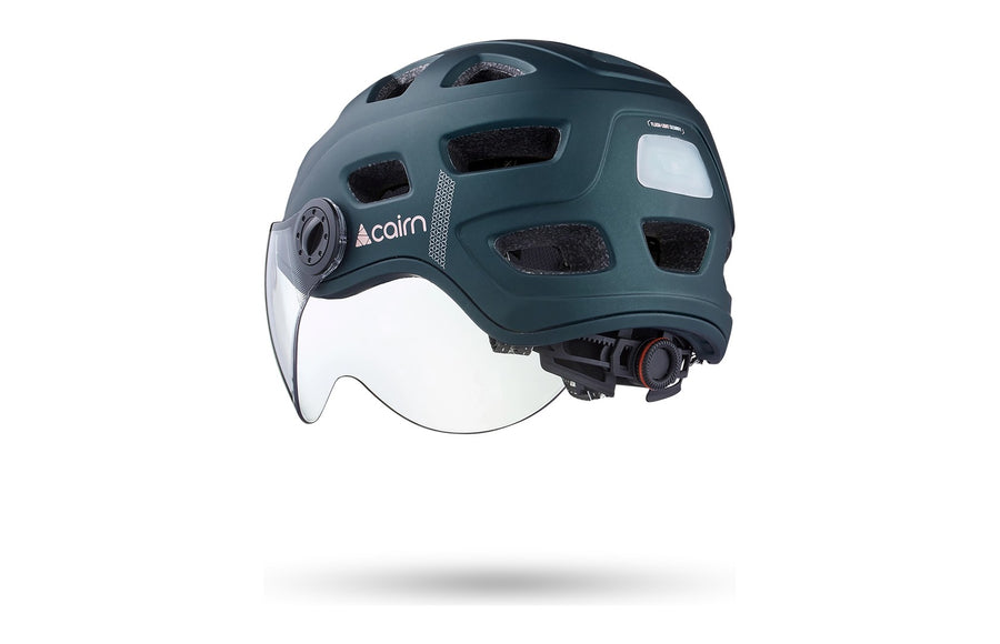 Casque vélo urbain Cairn Quartz Visor porté en ville