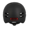 Casque vélo urbain Optimiz O374 à éclairage avant et arrière - Noir Mat