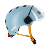Casque vélo urbain Optimiz O382 à visière - Bleu Mat