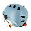Casque vélo urbain Optimiz O382 à visière - Bleu Mat
