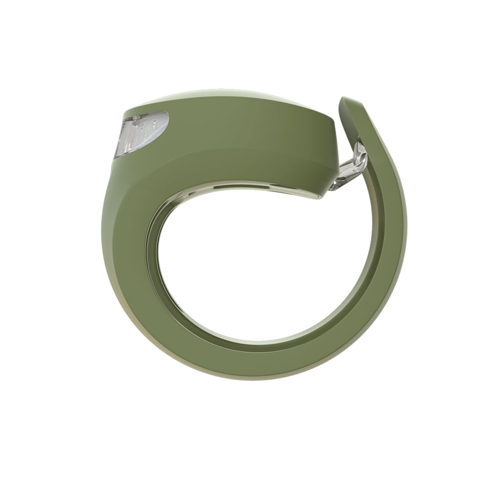 Éclairage vélo arrière Knog - Frog USB Rear - Jacket Green