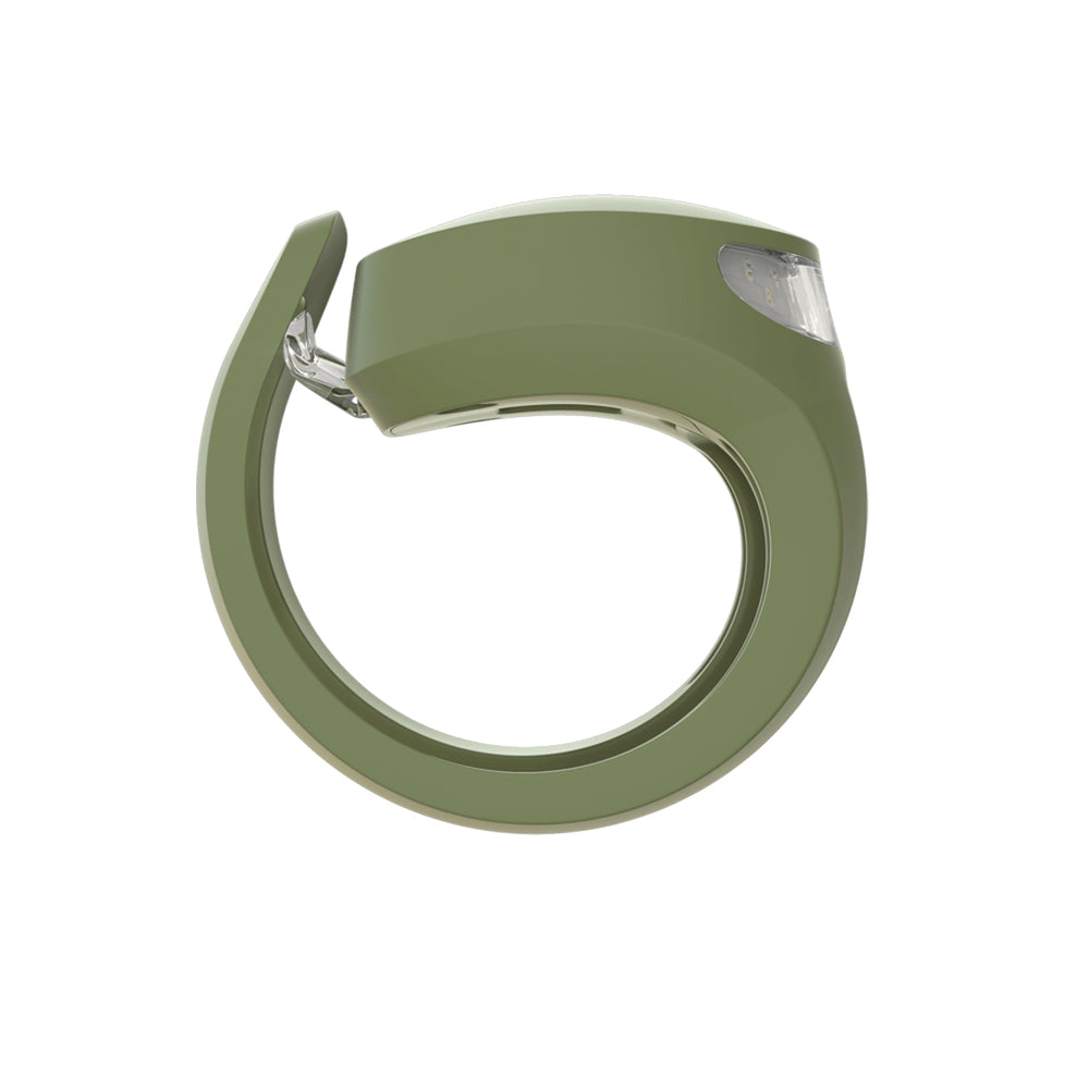 Éclairage vélo arrière Knog - Frog USB Rear - Jacket Green