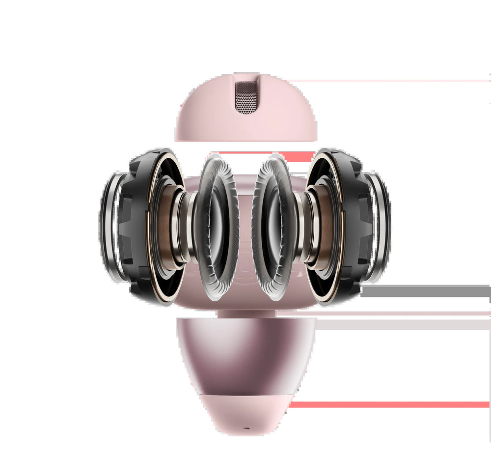 Écouteurs à clip Shokz OpenDots One Rose 3
