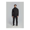 Ensemble de pluie vélo Basil Hoga - veste et pantalon coloris Noir - zip de 40 cm sur la jambe