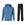 Ensemble de pluie vélo Basil Hoga - veste et pantalon coloris Bleu Horizon - veste et pantalon