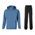 Ensemble de pluie vélo Basil Hoga - veste et pantalon coloris Bleu Horizon - veste et pantalon