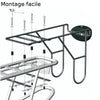 Montage de l'extension de porte-bagages Basil, visserie fournie