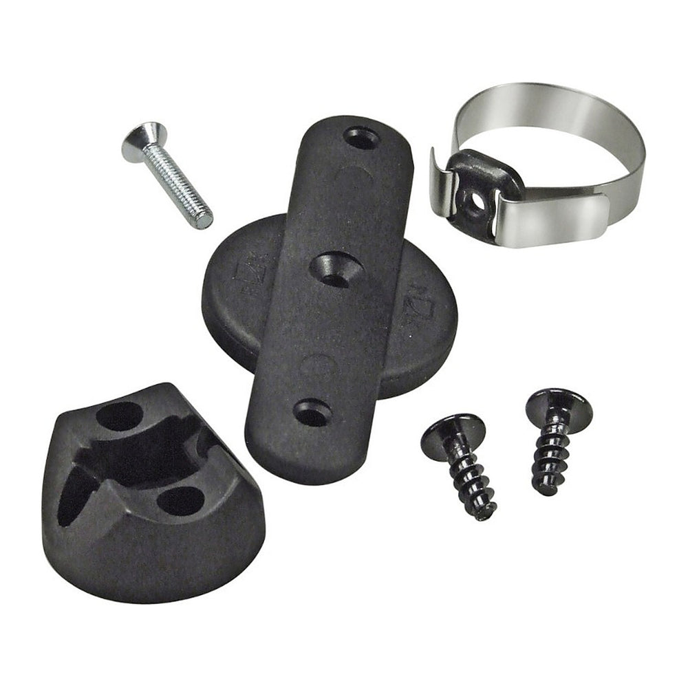 Fixation porte-bidon KlickFix Bottlefix – Bottlefix, tube Ø 15-60 mm – le contenu du kit : platine, collier et visserie
