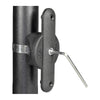 Fixation porte-bidon KlickFix Bottlefix – Bottlefix, tube Ø 15-60 mm – la platine serree sur un tube de cadre