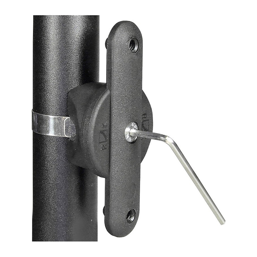 Fixation porte-bidon KlickFix Bottlefix – Bottlefix, tube Ø 15-60 mm – la platine serree sur un tube de cadre