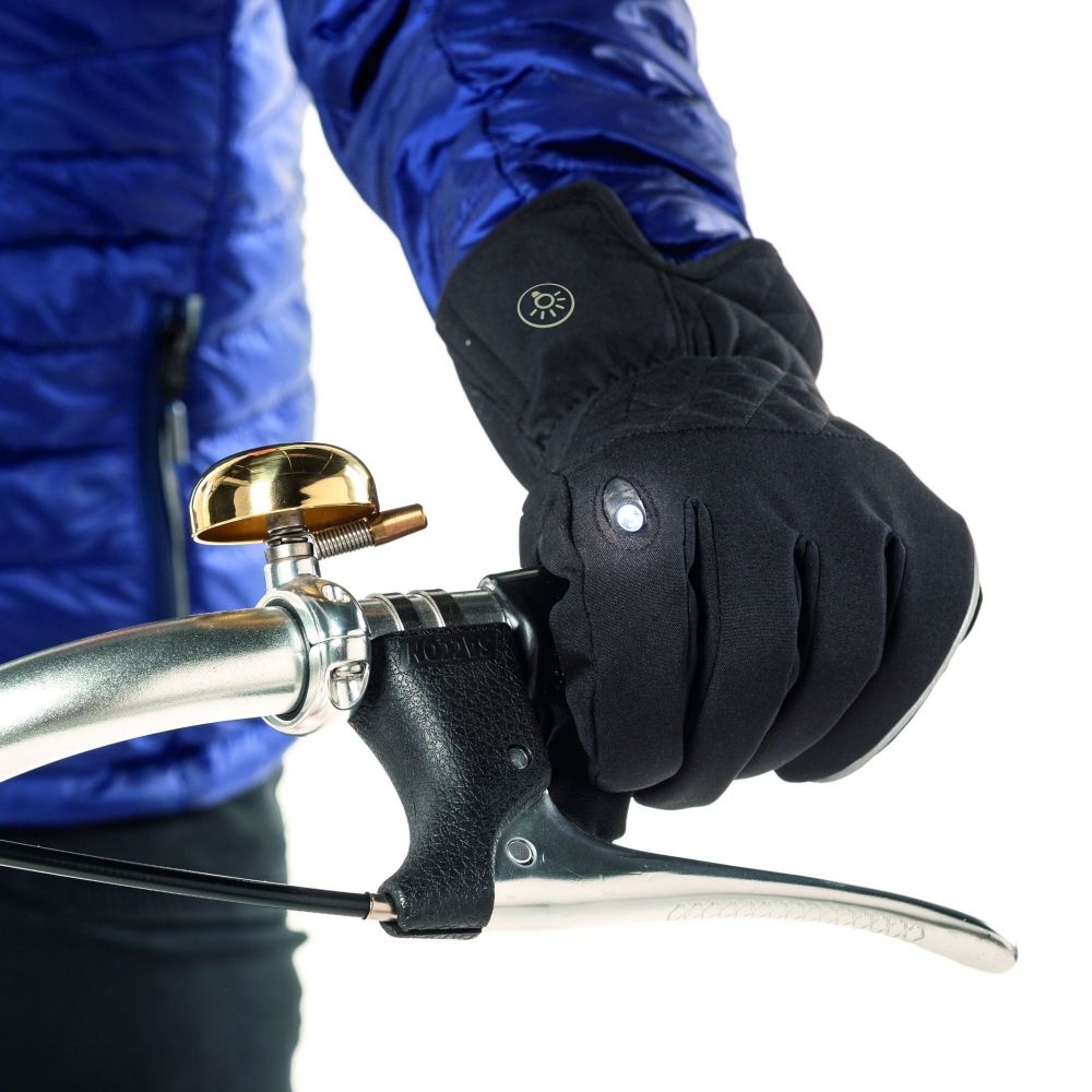 Gants de vélo femme à LED de signalisation - Tucano Urbano Lux Lady - vue 1