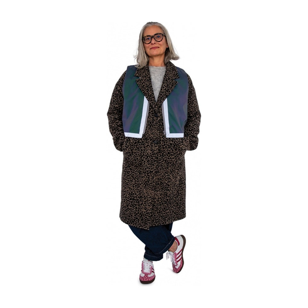 Gilet vélo réfléchissant court femme Gofluo - Bodyglower Blackstar