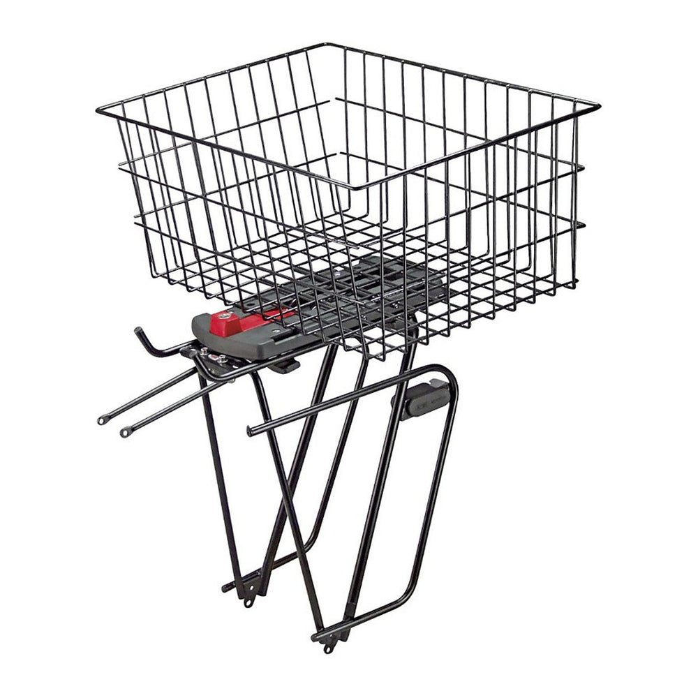 Grand panier vélo KlickFix GT Maxi 40 L et City Cargo 38 L – GT Maxi 40 L, GTA – le panier GT Maxi monte sur un porte-bagages
