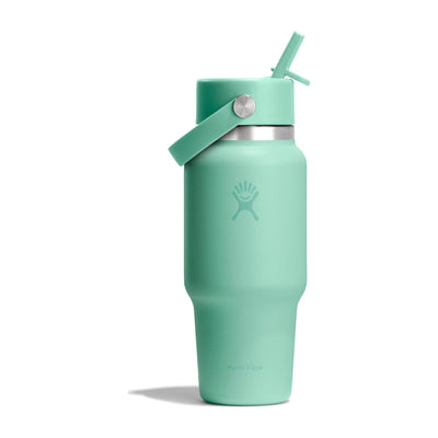 Gourde de voyage isotherme Hydro Flask Travel Bottle Flex Straw - Mermaid Green 710 ml