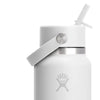 Gourde de voyage isotherme Hydro Flask Travel Bottle Flex Straw - White 710 ml