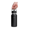 Gourde isotherme Hydro Flask Wide Mouth Flex Straw 946 ml - Black
