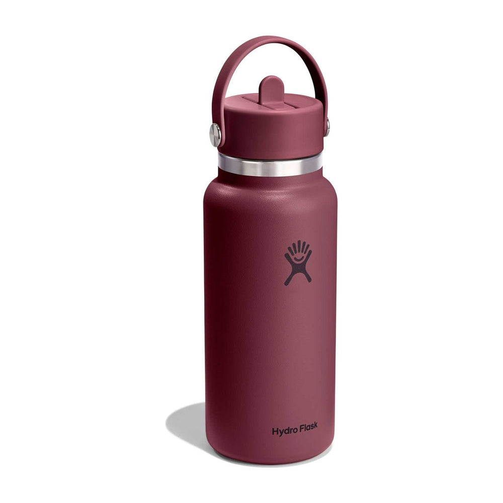 Gourde isotherme Hydro Flask Wide Mouth Flex Straw 946 ml - Burgundy